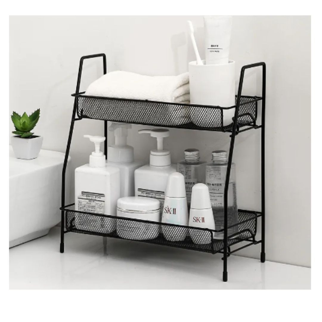 Vista 3 de Organizador Estante Multifuncional Metal - Color: Blanco